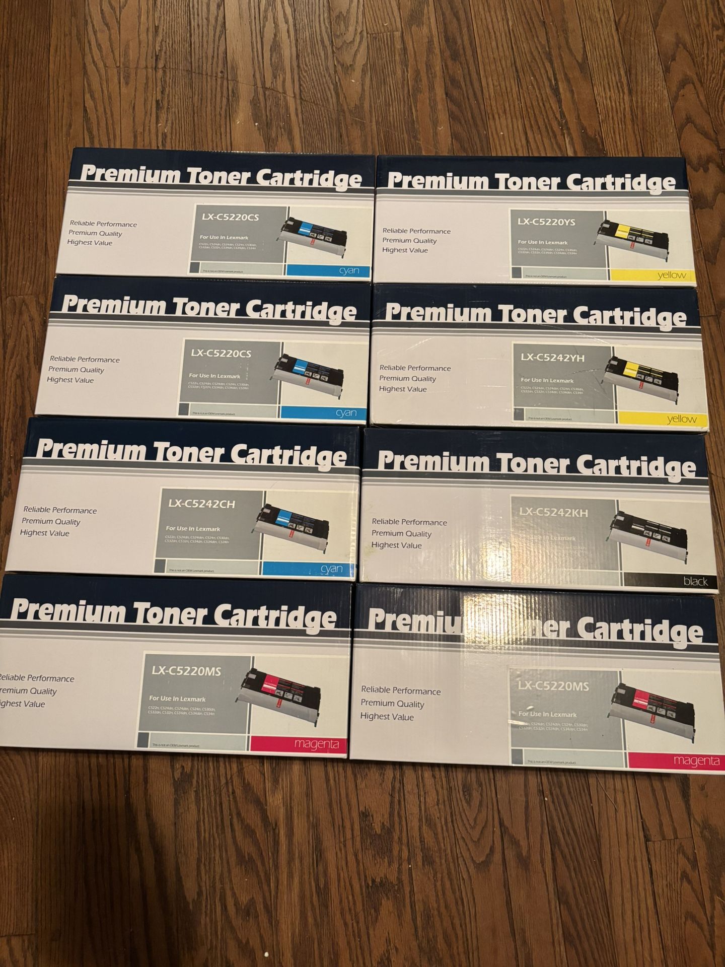 Lexmark Toner Cartridges (Sealed)