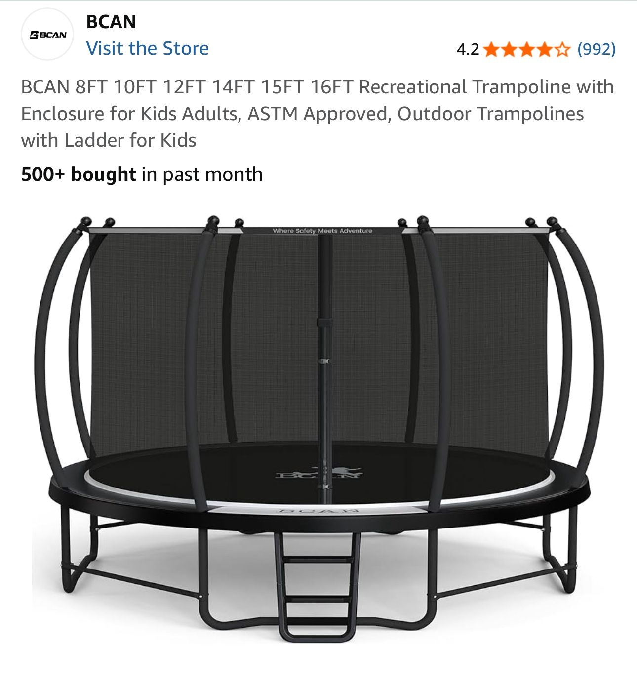 14 Ft Trampoline 