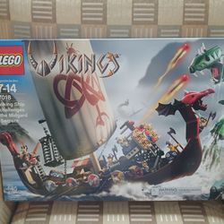 Lego Viking Ship Challenges The Midgard Serpent (7018), Sealed, RARE