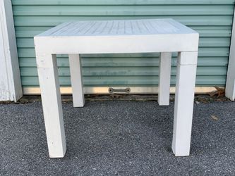 Solid Wood White Table