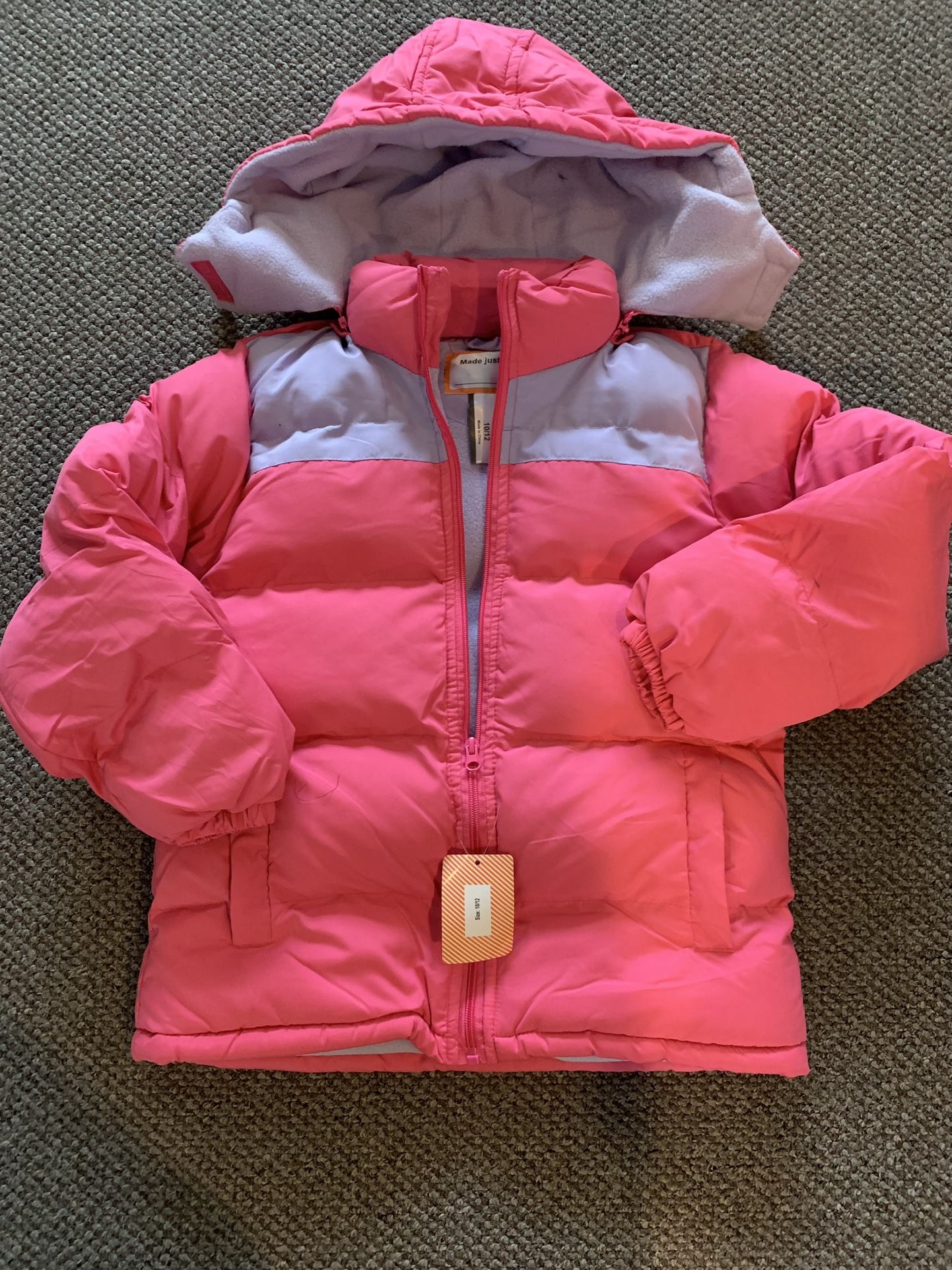 Girls Brand New Pink Jacket Size 5/6