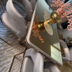 Dining Table With 6 Chairs Set 