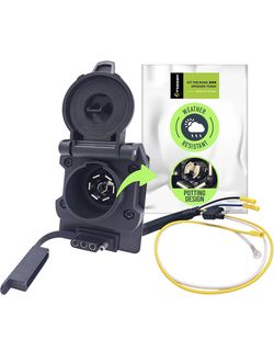 46101 Dual-Output 4-Way Flat Vehicle-Side to 7-Way RV Blade Trailer Wiring Adapter, Fully Gel-Sealed on Both Ends, Tinned Brass terminals, Enlarged Fl