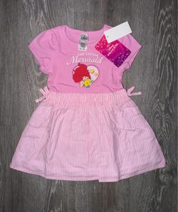 Disney little mermaid dress girls sizes 3t and 4t