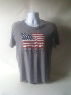 Old Navy live free men's gray short-sleeve T-shirt size M