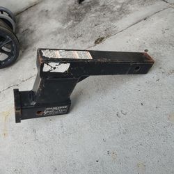 Trailer hitch drop down 2-in wide receiver