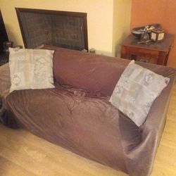 Old loveseat w/ Cover