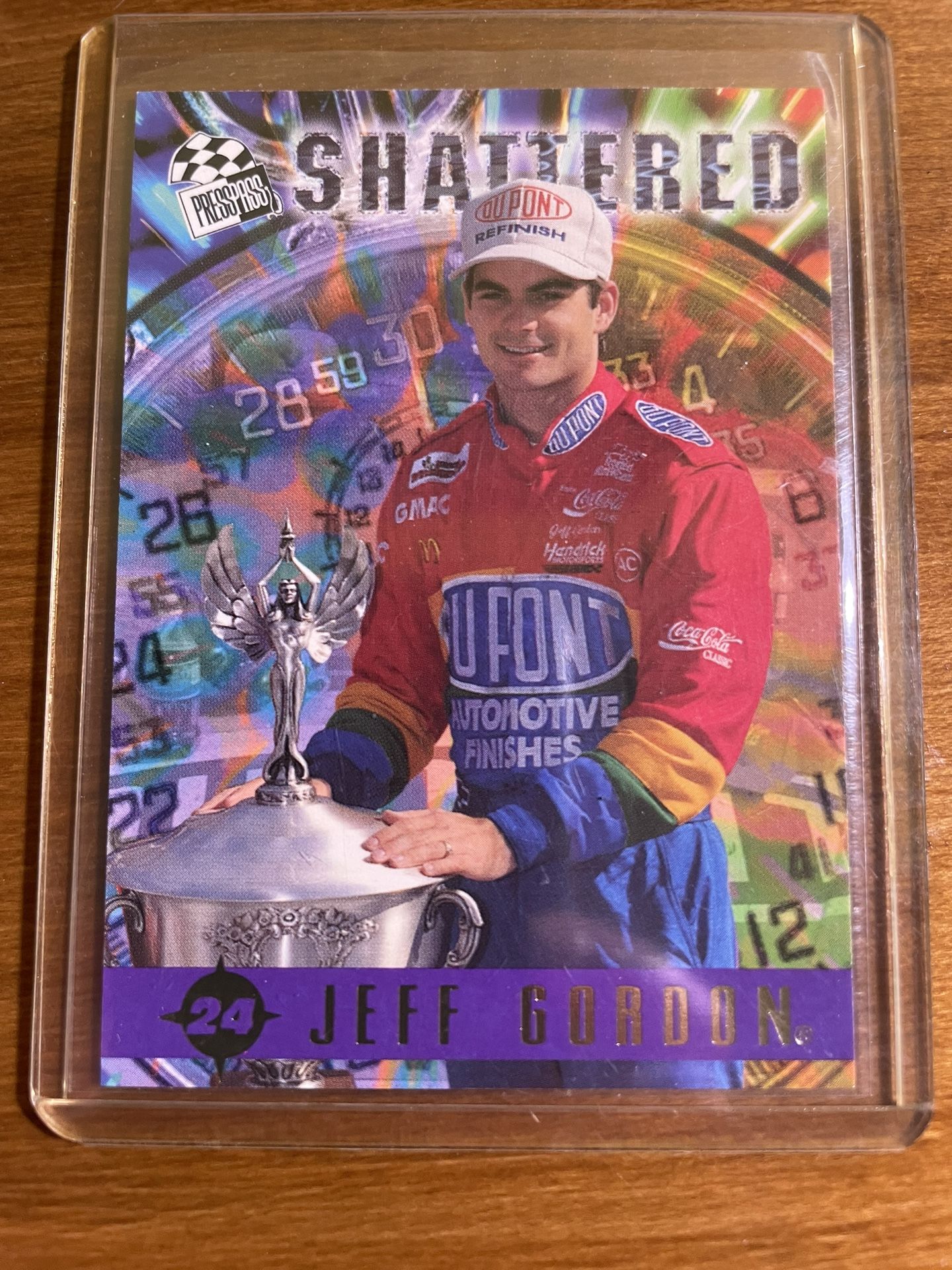 Jeff Gordon Shattered Trading Card 