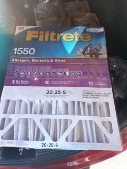 3M Filtrete 1550 Air Filter 20x25x5