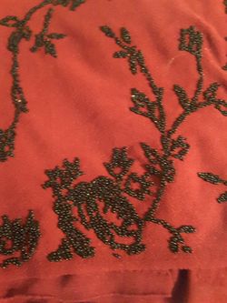 2 yards beaded double knit