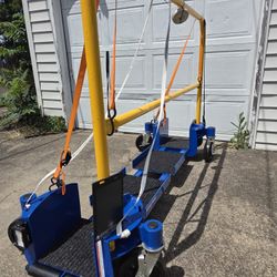 The DWC-EL-72 is a Vestil Low Platform Panel/Sheet Cart. It is an all-purpose cart made of steel, specifically designed for moving panel and sheet goo