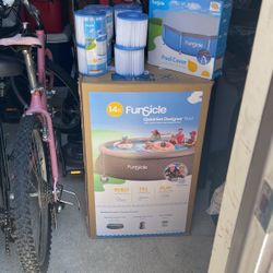 14 Ft Funsicle Above Ground Pool 