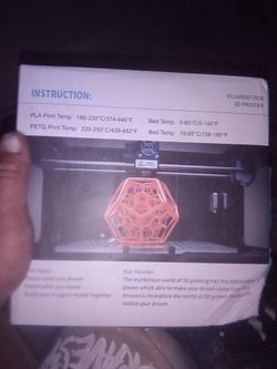 Lovoon filament for 3d printer