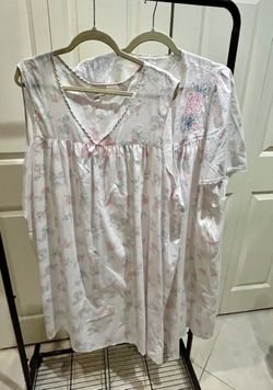Night Gown With House Coat Set 3X