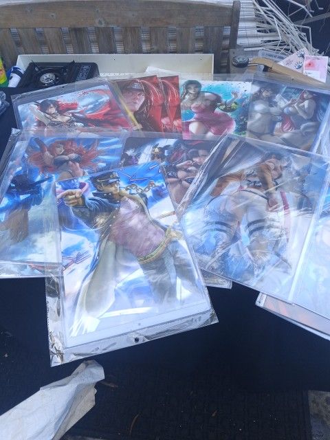 Metal Anime 3D Prints