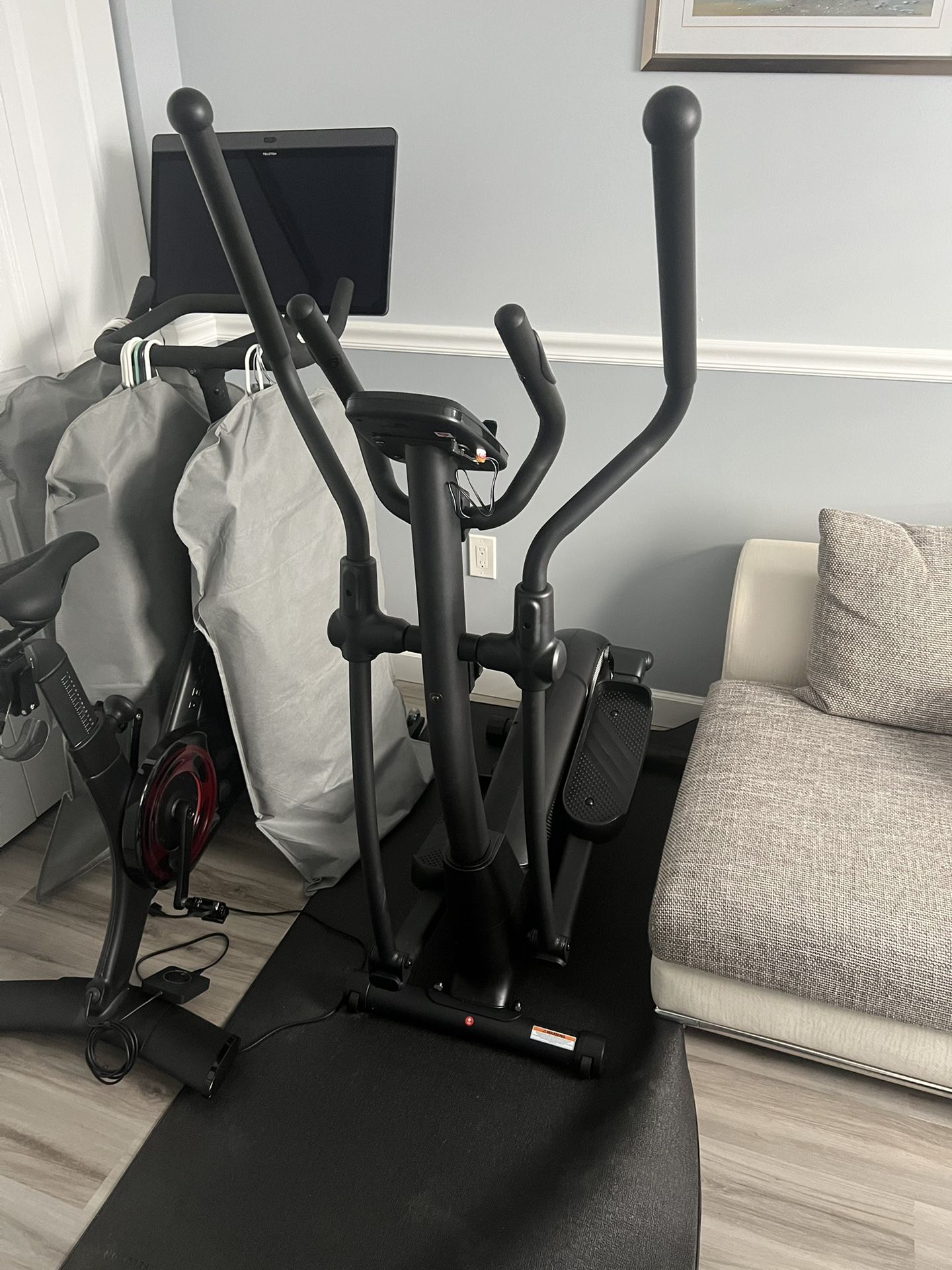 Niceday Elliptical Exercise Machine, Elliptical Machine for Home, Magnetic Elliptical Trainer with 15.5IN-19IN Stride, 16 Resistance Levels, 400LBS Lo