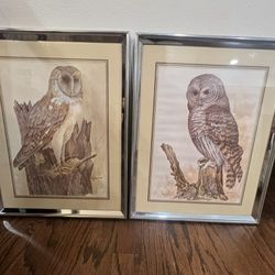 Owl Wall Art Set Mcm