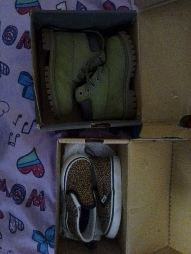 Child Timberland Boots, And Van's new
