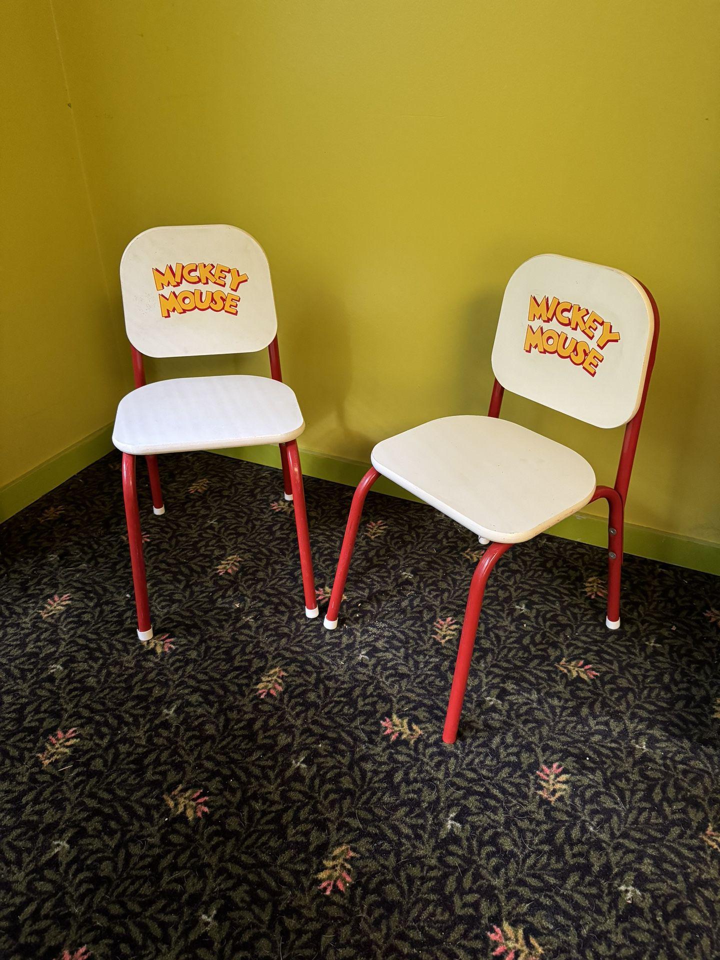 Vintage Mickey Mouse Chairs
