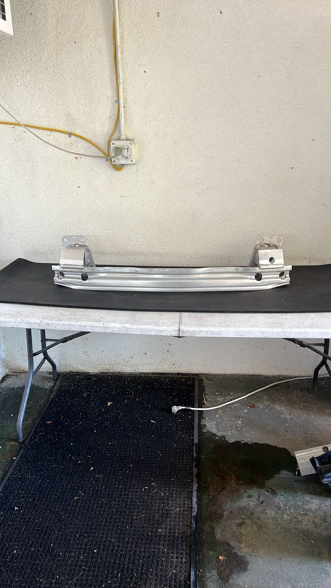 2022 AUDI Q7 4MB OEM REAR BUMPER REINFORCEMENT IMPACT BEAM BAR