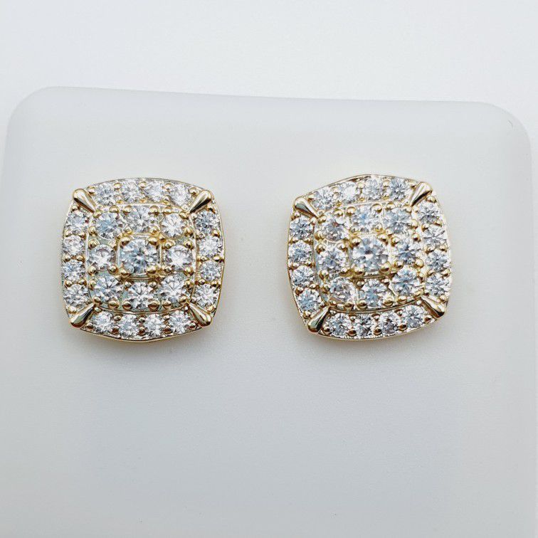 "925 Sterling Silver Plated CZ Earrings, EVBRS432
 
 