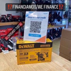 DEWALT 20V MAX XR Cordless Brushless 1 in. SDS Plus L-Shape Rotary Hammer (Tool Only)**(FINANCIAMOS/WE FINANCE)**