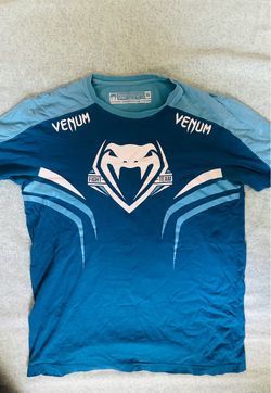 Venum Fight Team T-Shirt Blue Medium