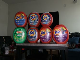 Laundry pods 20$ each for the little one 10$