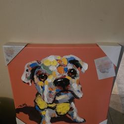 16"×16" Dog Picture