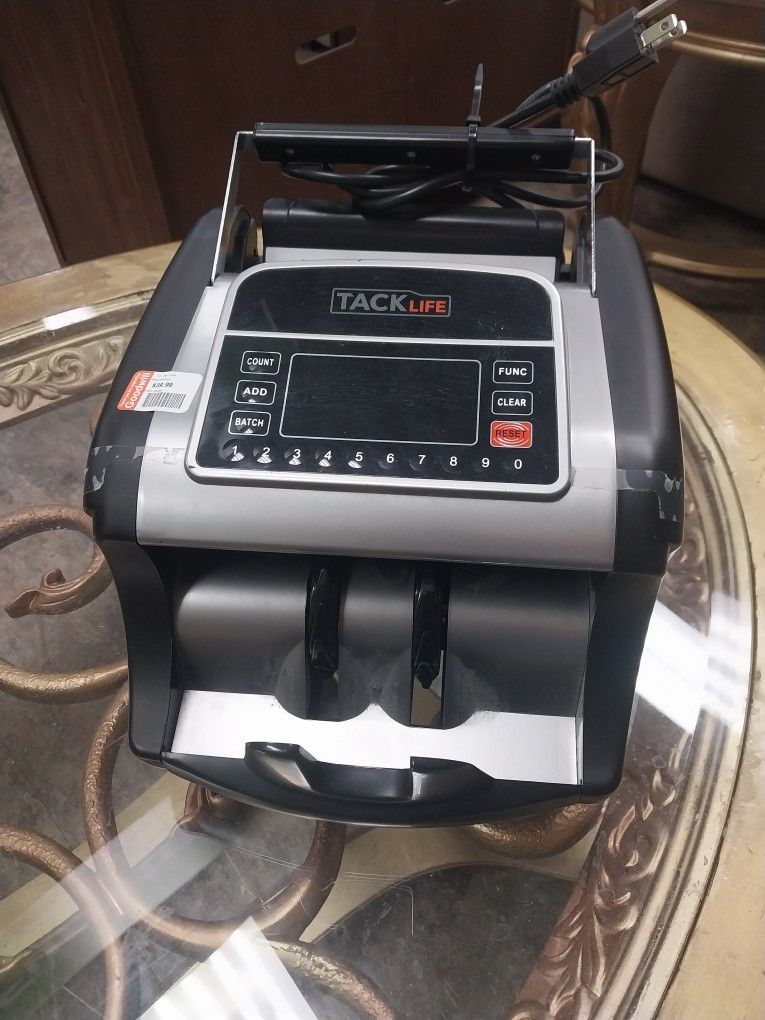 TACK LIFE BILL COUNTER MACHINE LIKE NEW