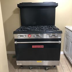Vulcan 6 Burner Industrial Gas Stove