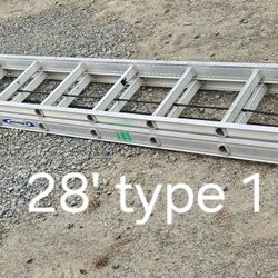 28' Werner aluminum ladder-type 1(250#)