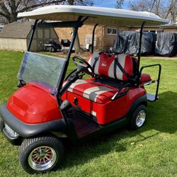 GAS Golf Cart Club Car Precedent Ext Top, 4 Pass, Street Legal Kit, Custom Wheels & Seats 