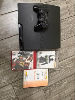 PS3 slim with games