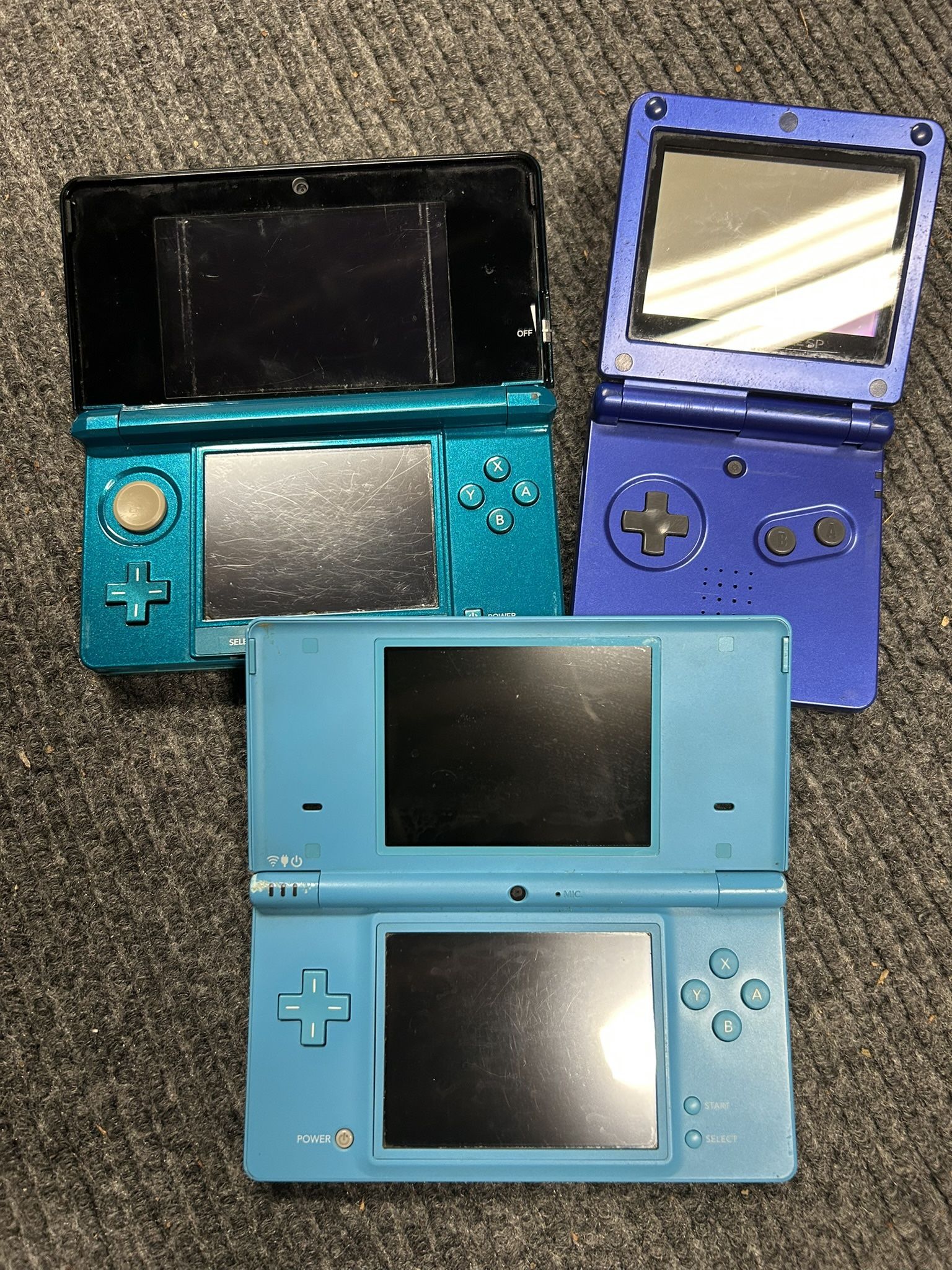 Nintendo Gameboy SP, 3DS, DSi Lot