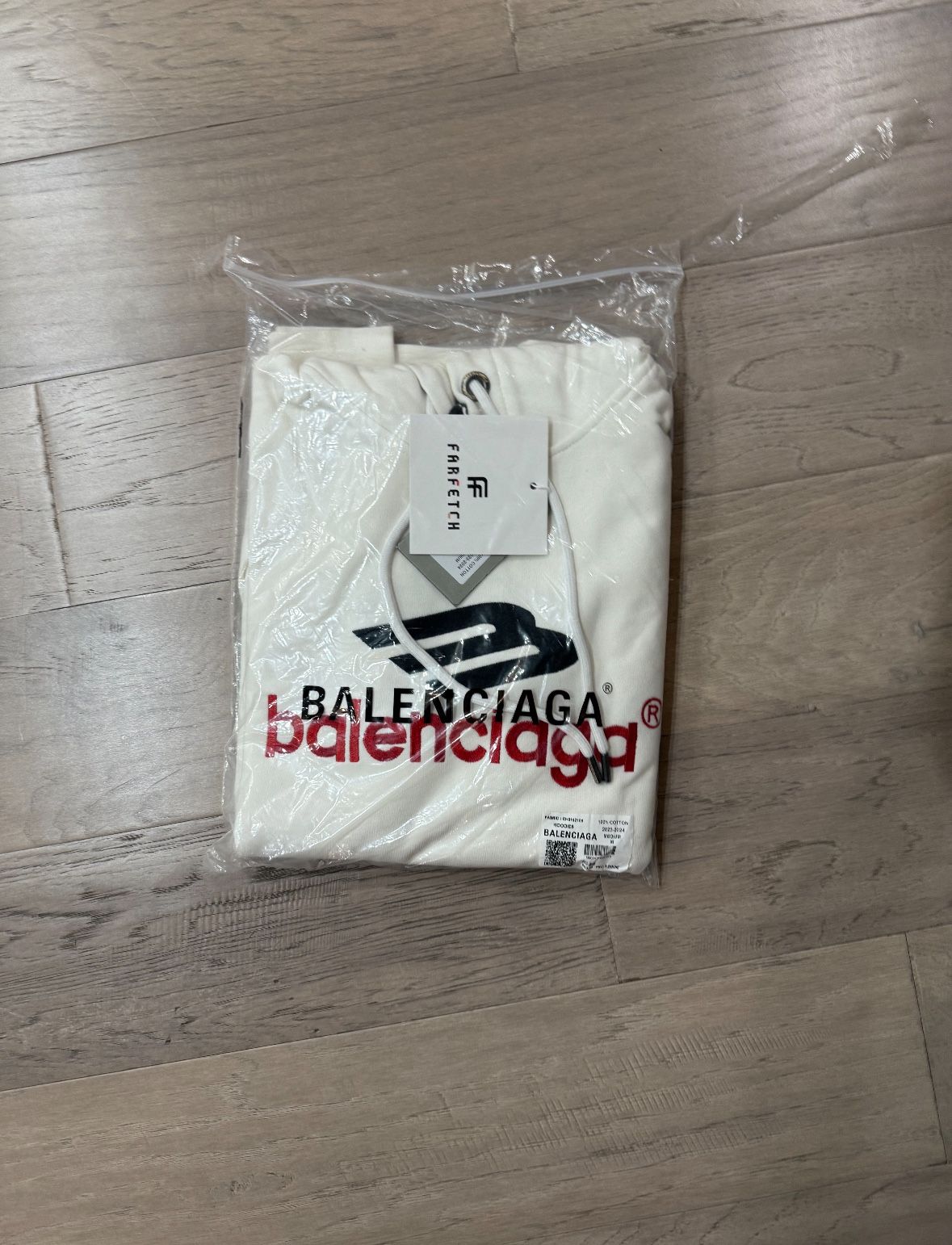 mens balenciaga hoodie size M