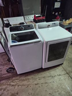 Samsung Washer And Electric Dryer Large Capacity