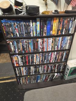 Bluray dvd collection and Bluray player