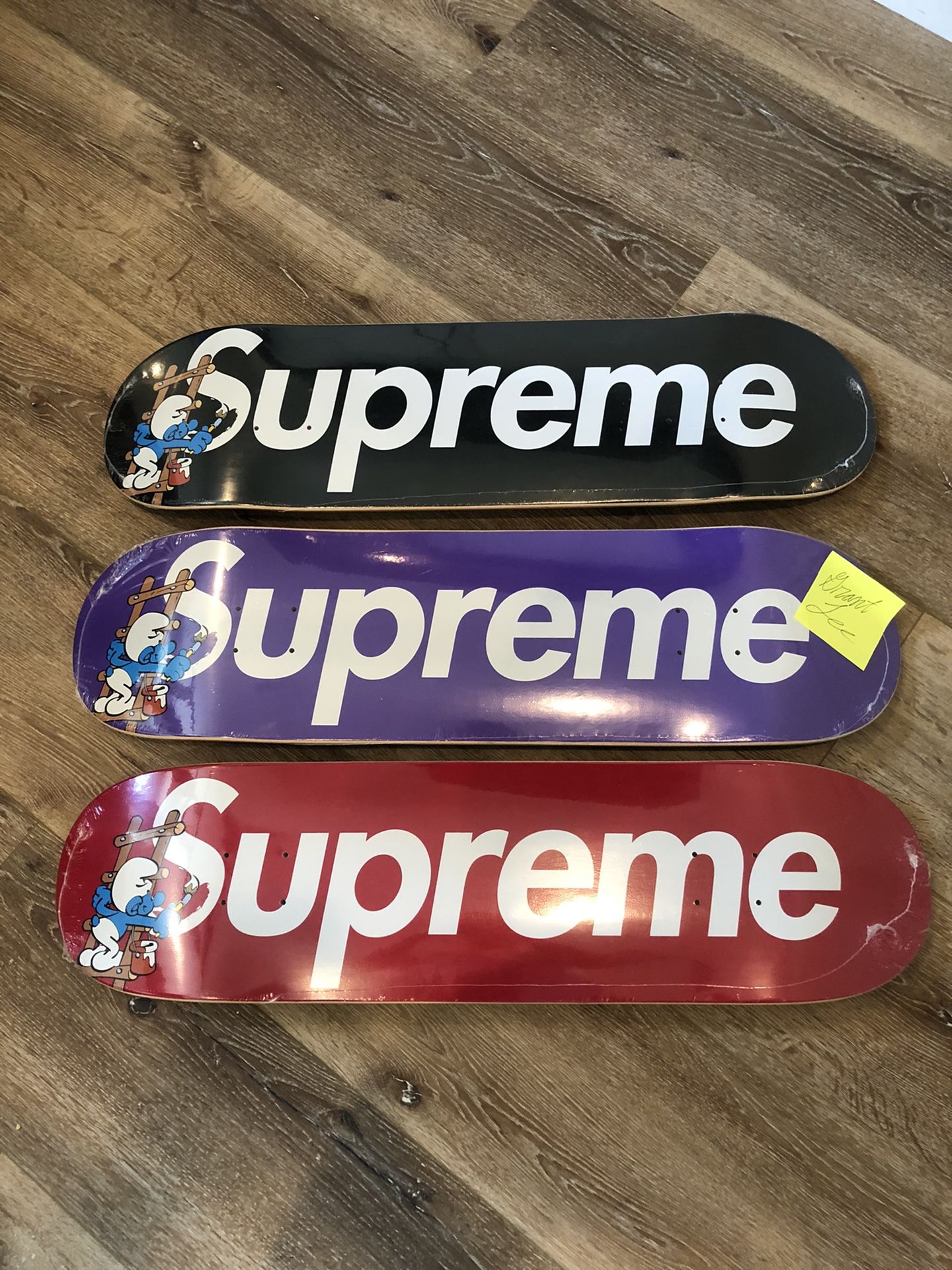 Smurf x Supreme Deck Set