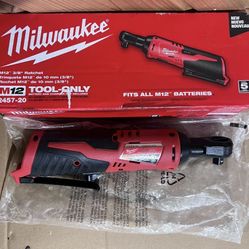 Milwaukee M12 3/8" Ratchet (Tool Only)