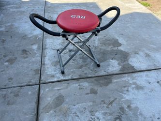Red Fitness Chair Work Out