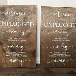 Wedding Signs Wood 20x30
