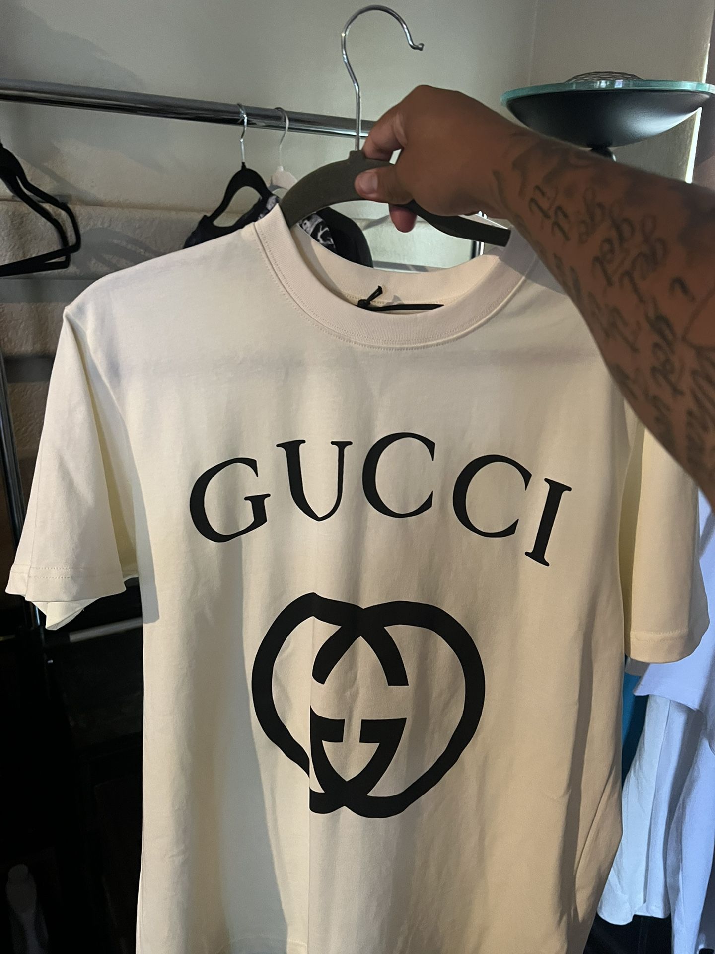 Cream Gucci Shirt