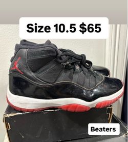 Jordan 11s bred size 10.5 beaters
