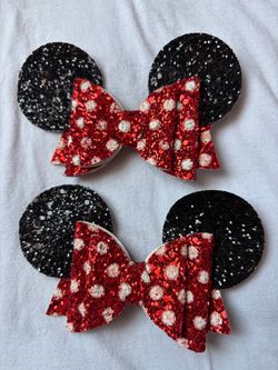 Hair bows for girls Minnie Mouse