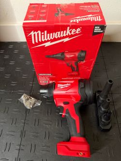 Milwaukee M18 18V Lithium-lon 570 MPH Brushless Cordless Precision Blower with Variable Speed Trigger and Trigger Lock