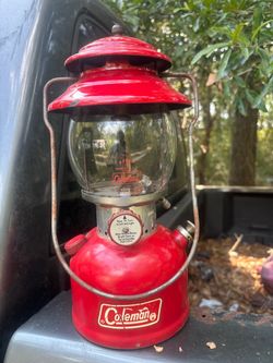 Vintage Coleman Red Camping Lantern