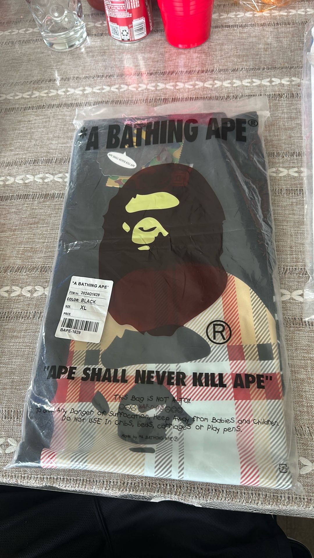 Bape /Burberry
