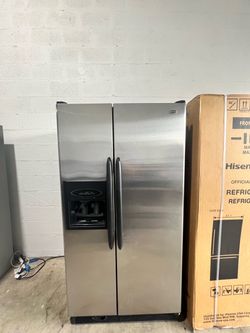 Maytag Stainless Steel Side-by-Side Refrigerator 36 inches wide