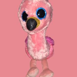 Ty's Beanie Boos Gilda The Pink 10" Flamingo 